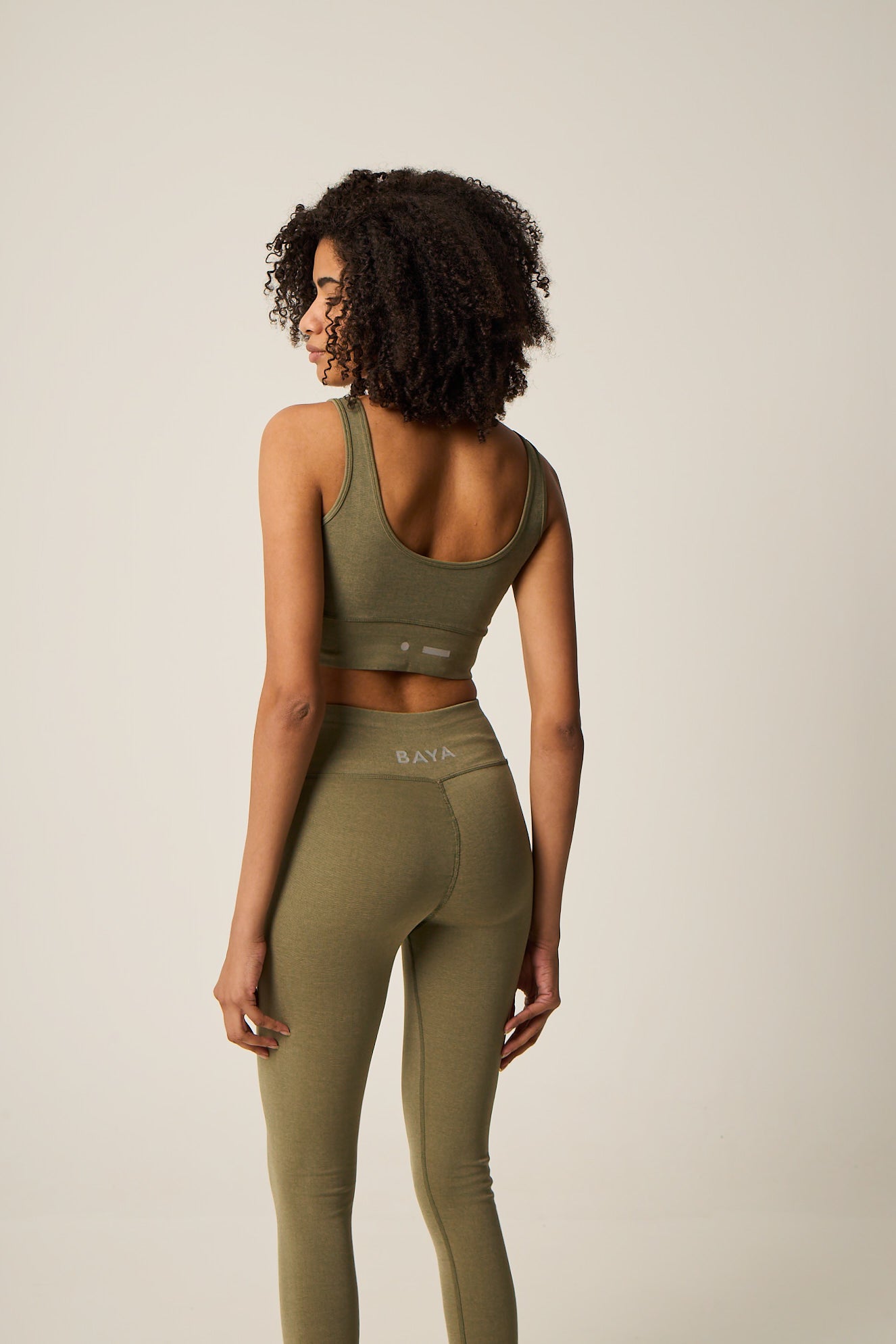 Σετ γυμναστικής Baya Chromatic | Washed Khaki