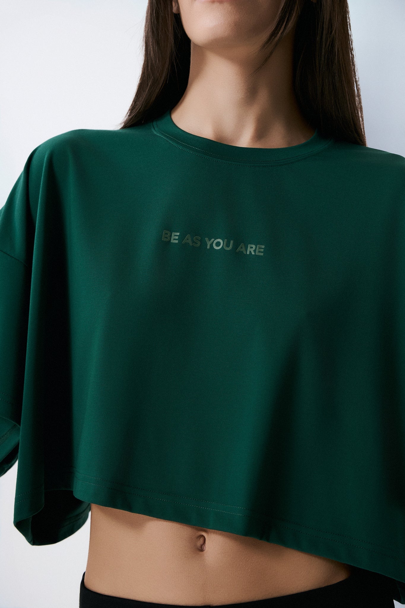 Αθλητικό Cropped Top | Forest Green
