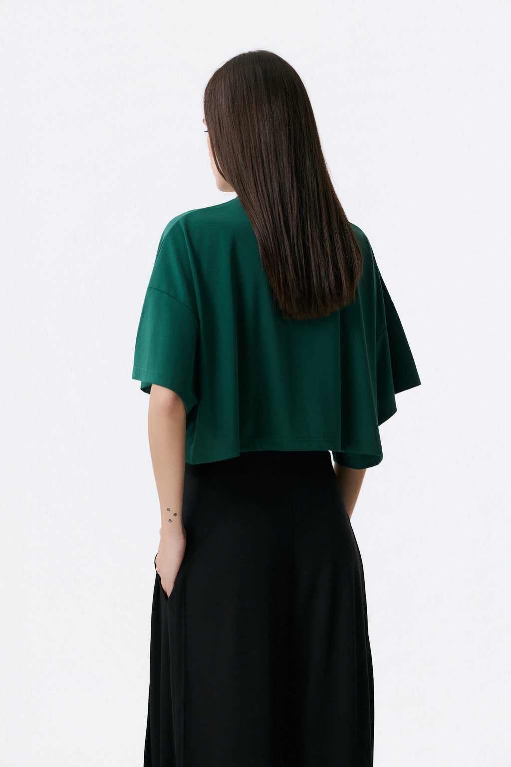 Αθλητικό Cropped top | Forest Green