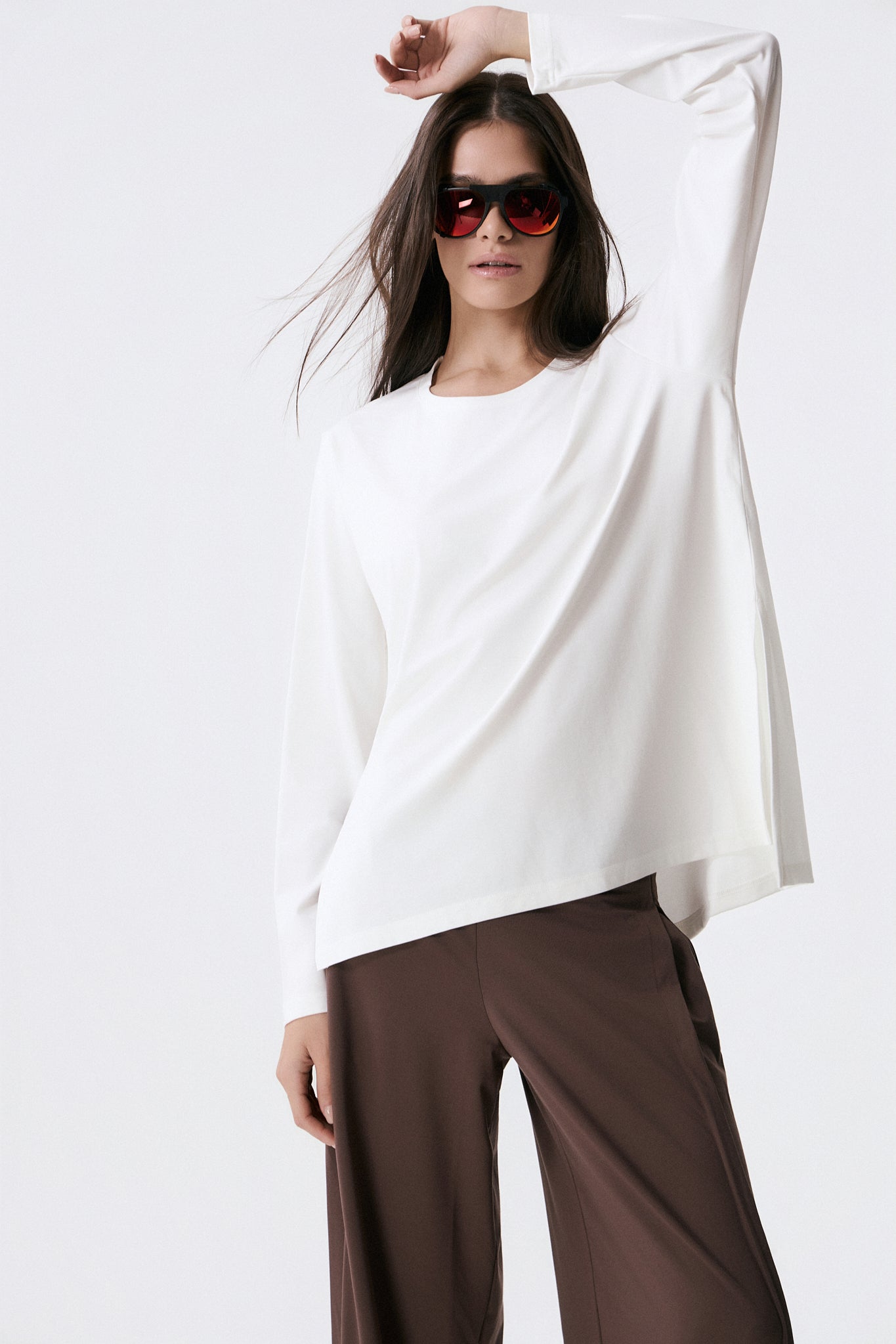 Αθλητικό Μακρυμάνικο Τop | Off-White