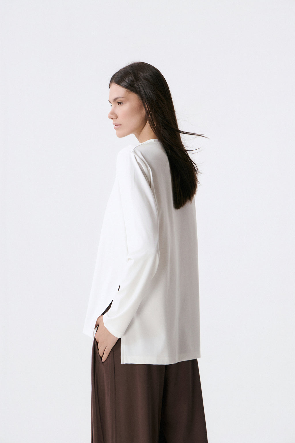 Αθλητικό Μακρυμάνικο Τop | Off-White