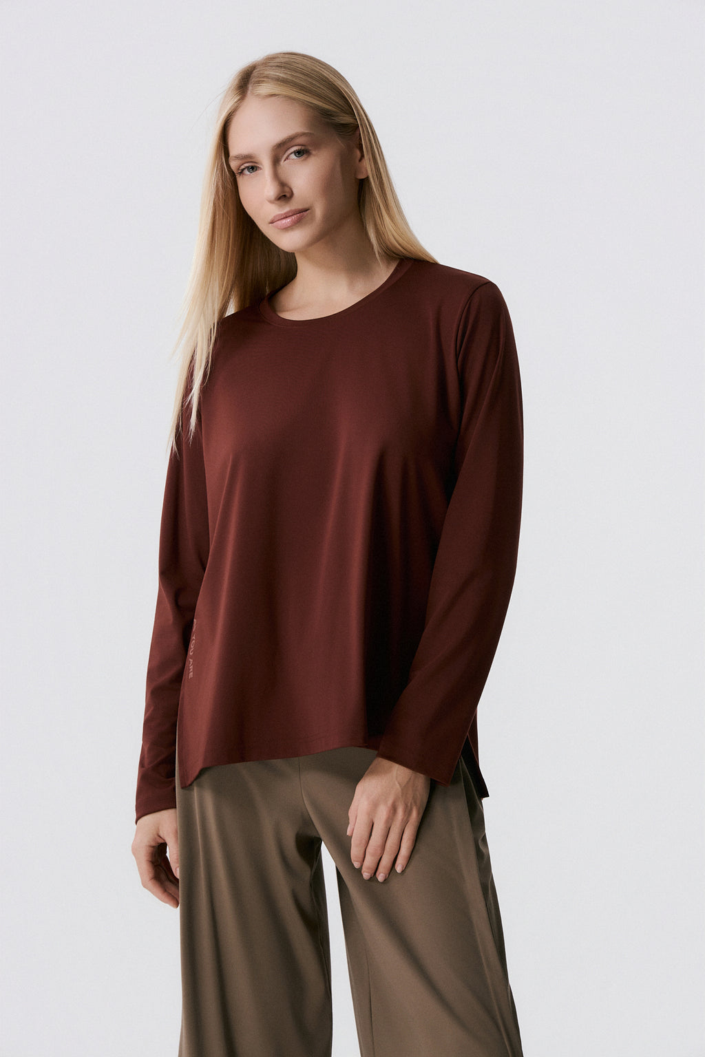 Αθλητικό Μακρυμάνικο Τop | Bordeaux