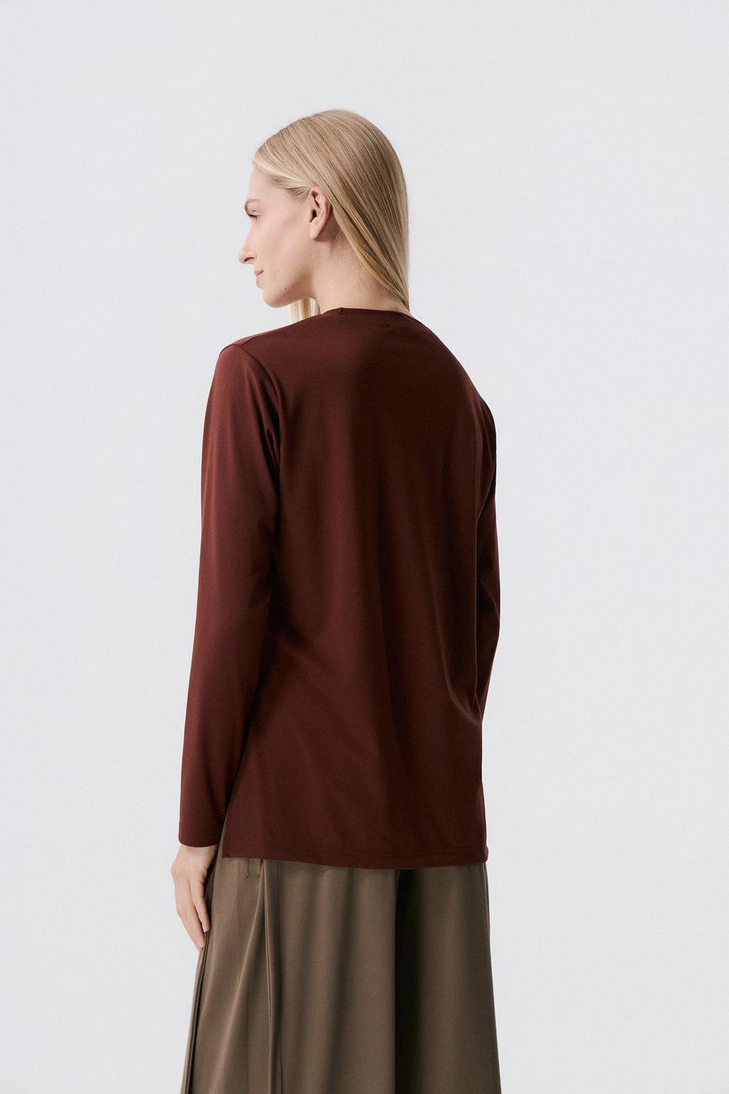 Αθλητικό Μακρυμάνικο Τop | Bordeaux