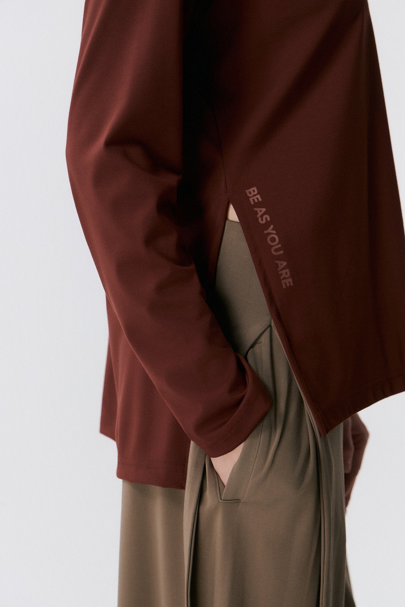 Αθλητικό Μακρυμάνικο Τop | Bordeaux