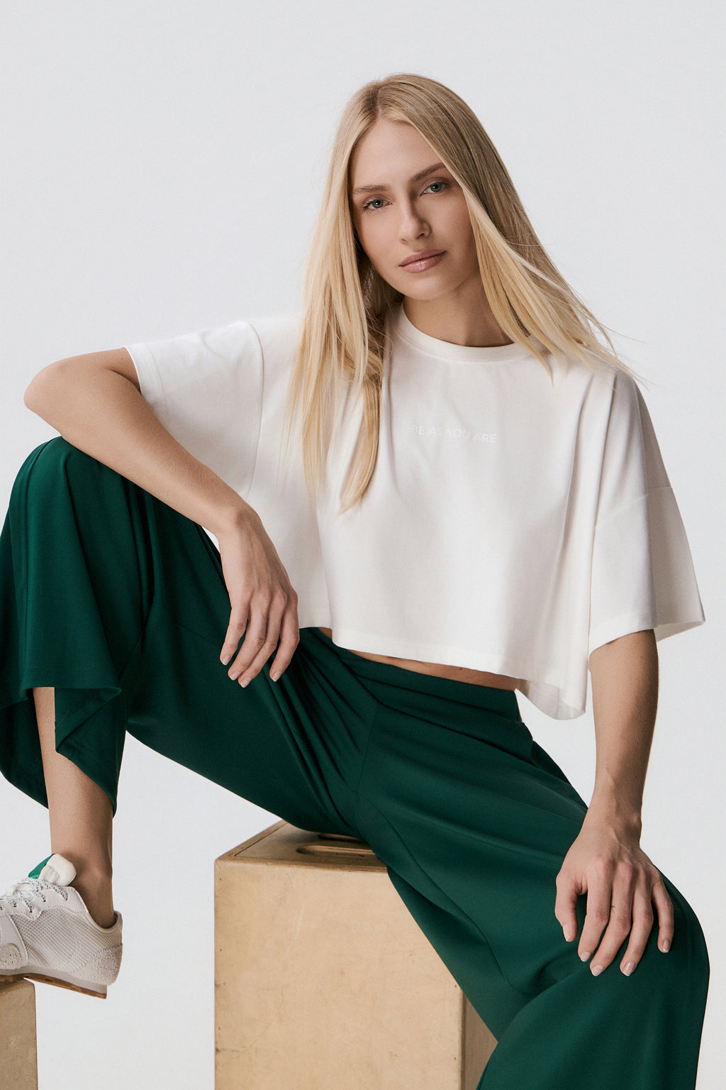 Αθλητικό Cropped top | Off-White