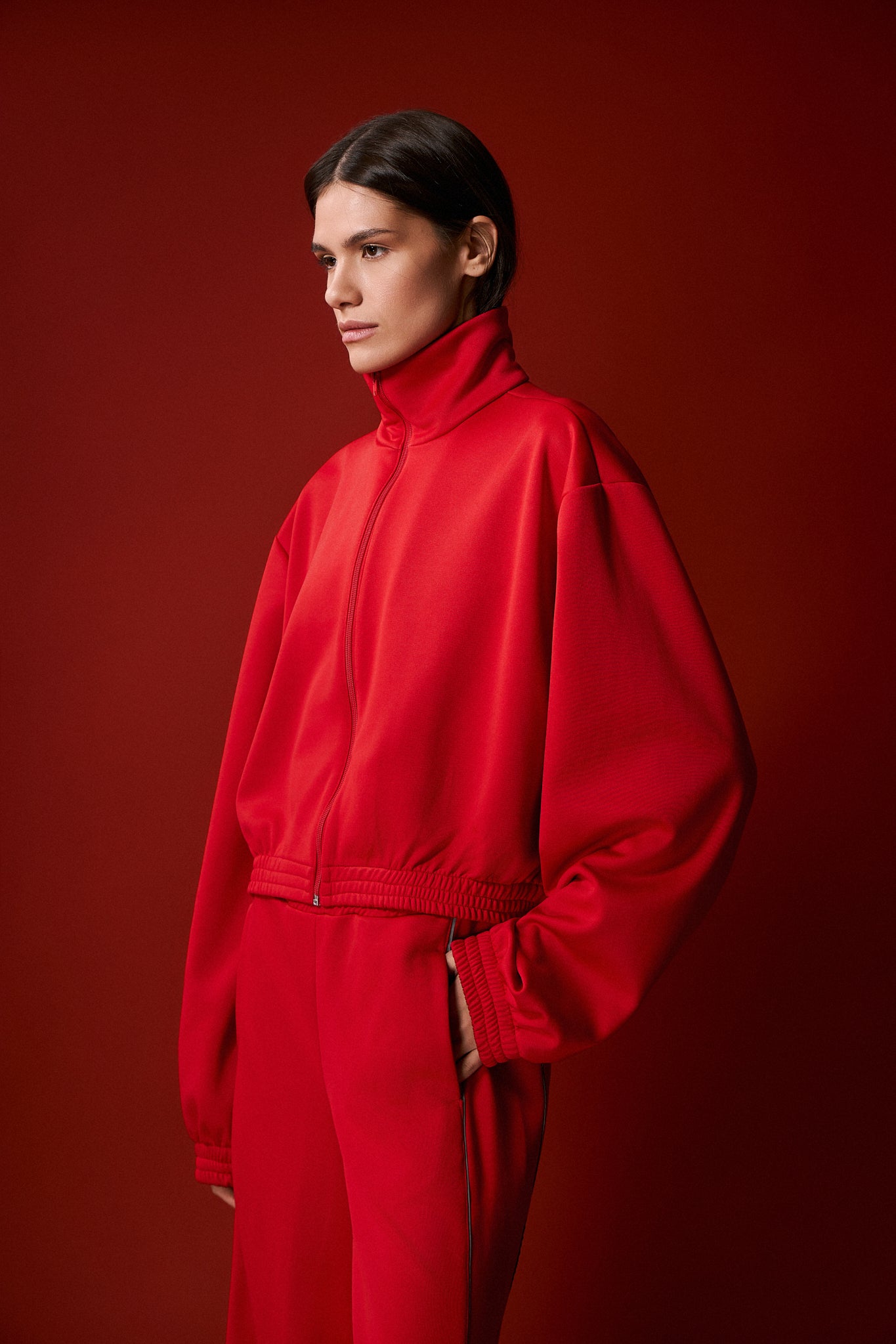 Retro Ease Jacket | Κόκκινο