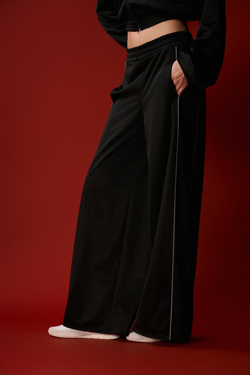 Retro Ease Track Pants | Μαύρο