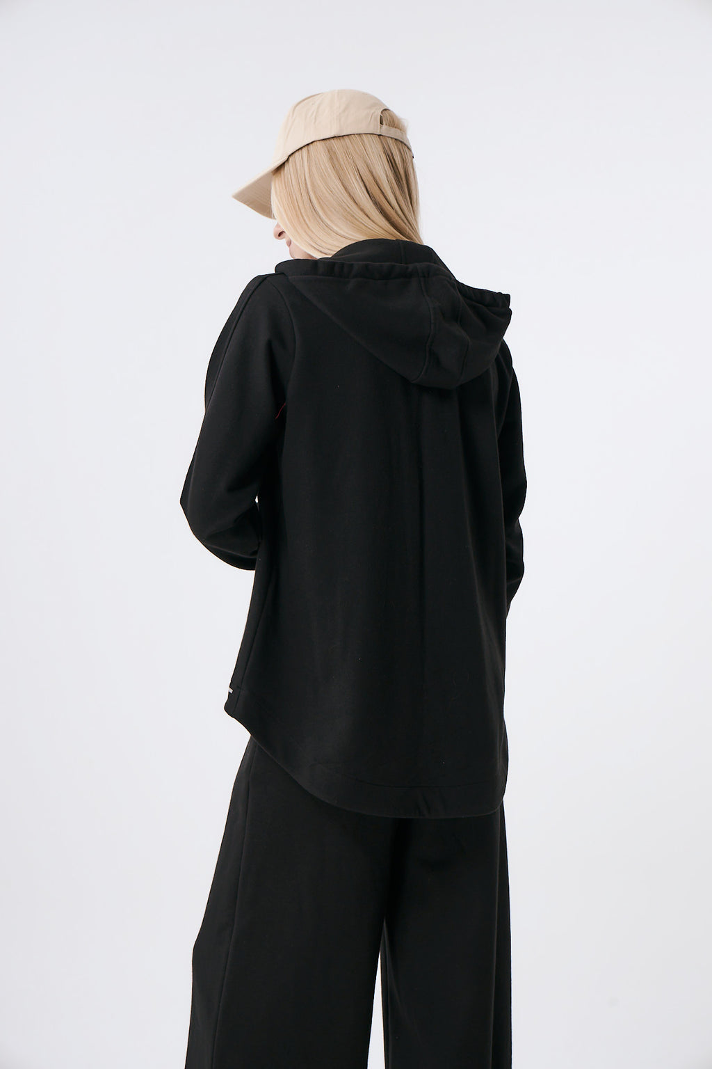Ζακέτα με κουκούλα | Μαύρο
