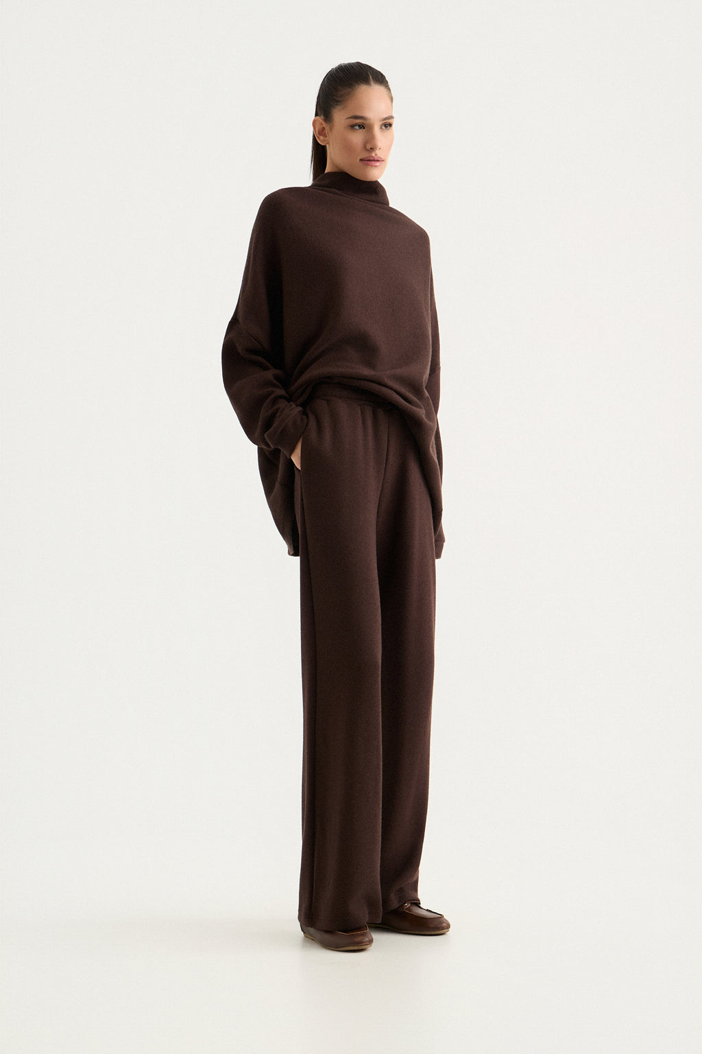 Comfort Knit Παντελόνι | Καφέ