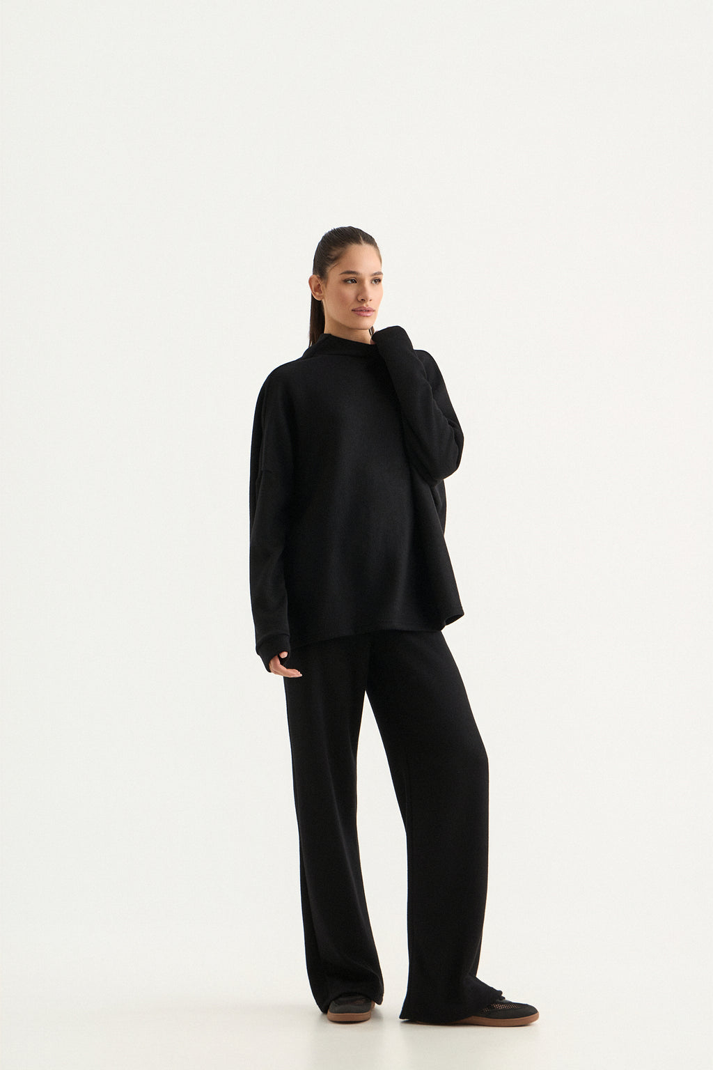 Comfort Knit Παντελόνι | Μαύρο