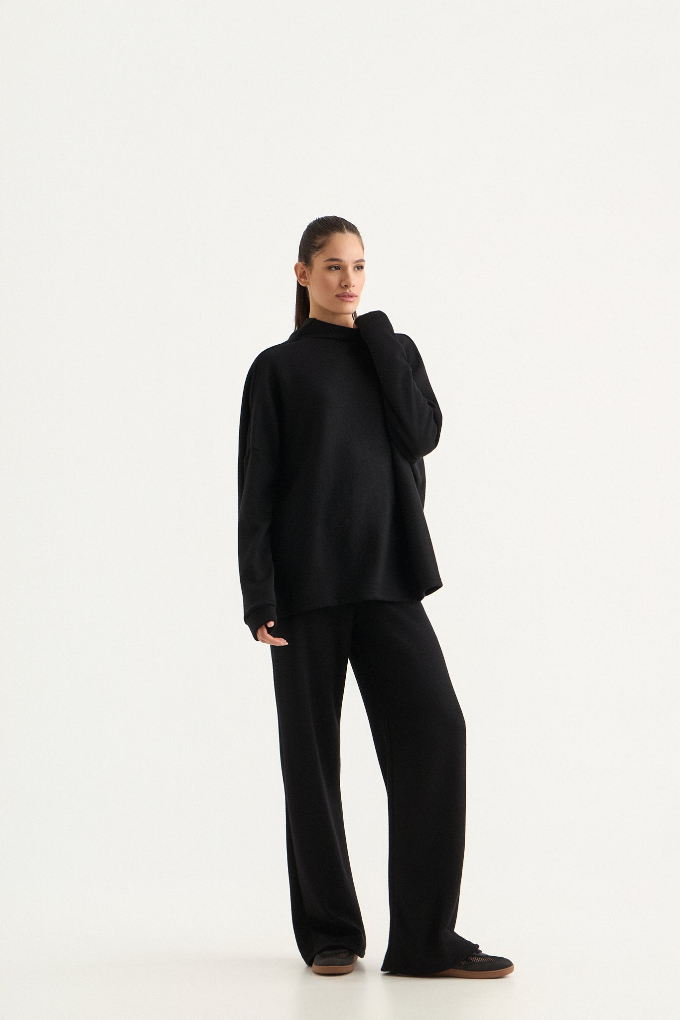 Comfort Knit Παντελόνι | Μαύρο