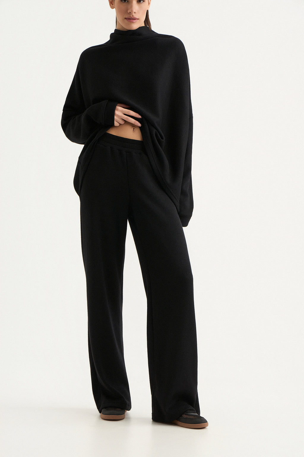 Comfort Knit Παντελόνι | Μαύρο