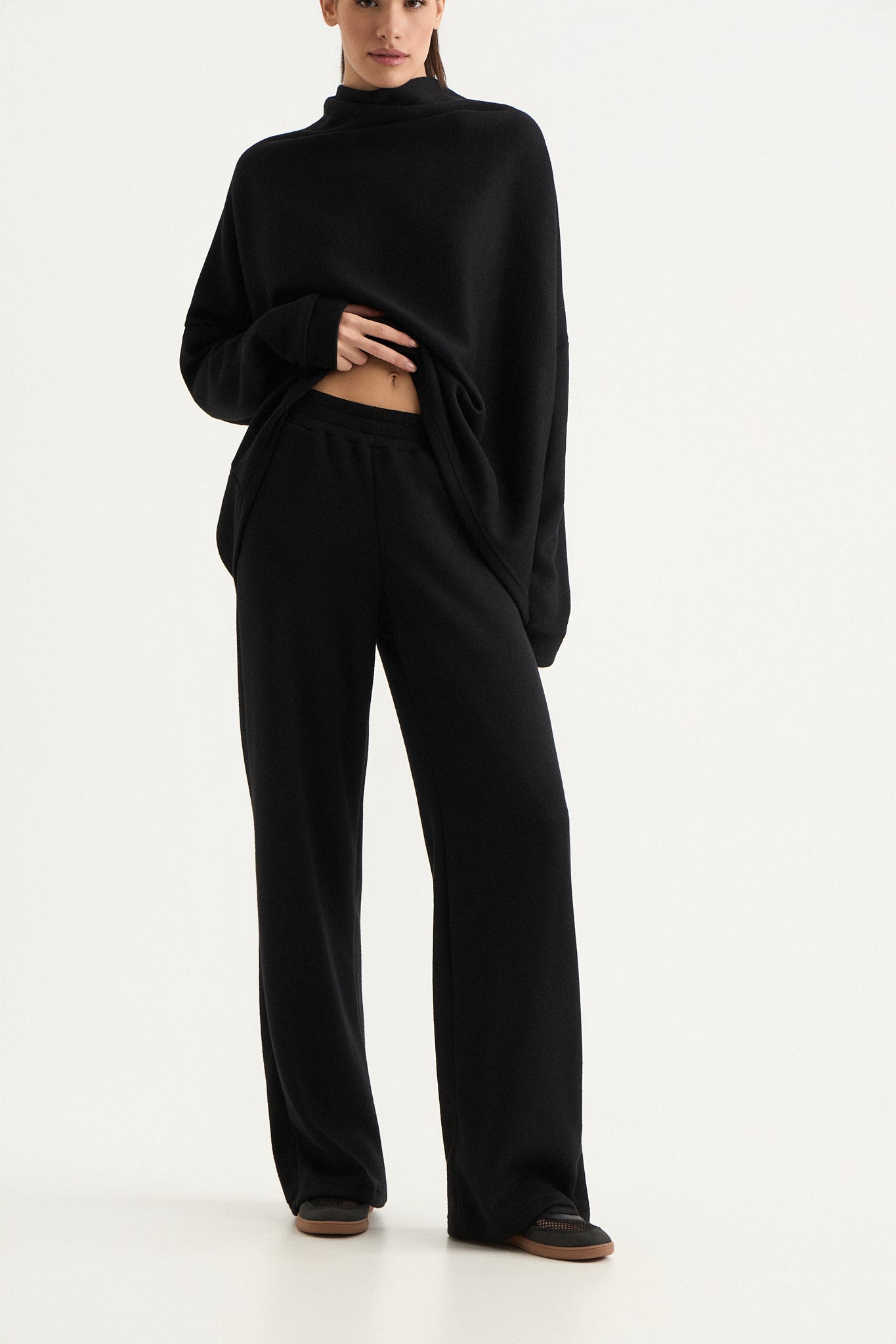 Comfort Knit Παντελόνι | Μαύρο