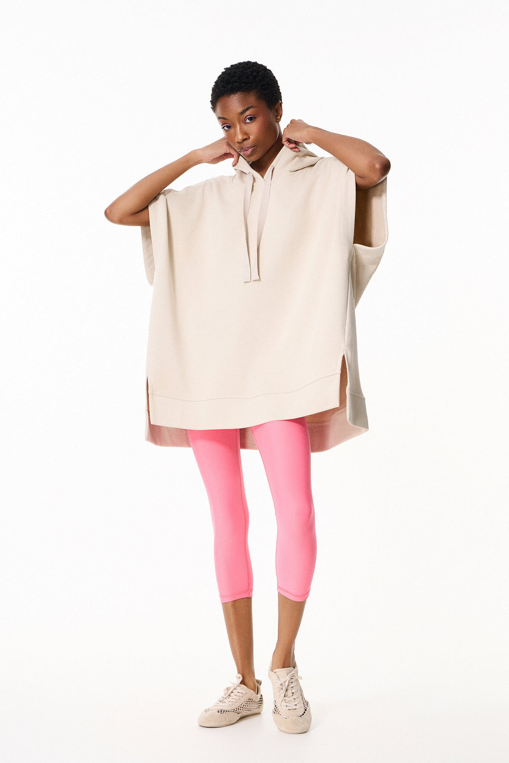 Aθλητικό crop κολάν SOFT TOUCH | Pink Lemonade