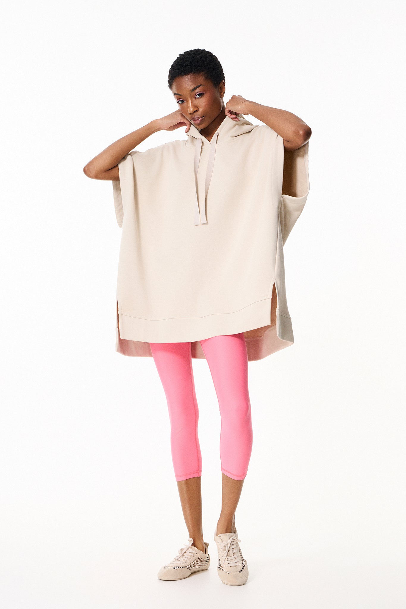 Aθλητικό crop κολάν SOFT TOUCH | Pink Lemonade