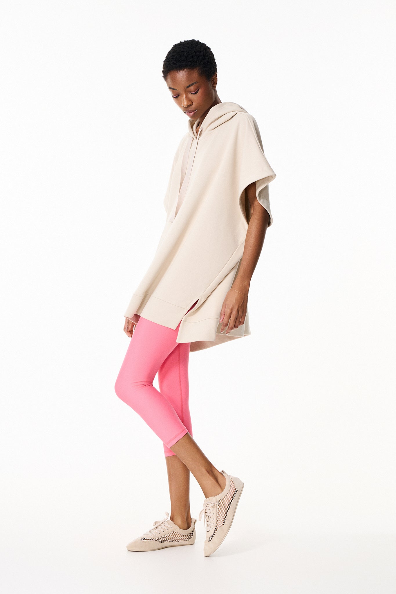 Aθλητικό crop κολάν SOFT TOUCH | Pink Lemonade