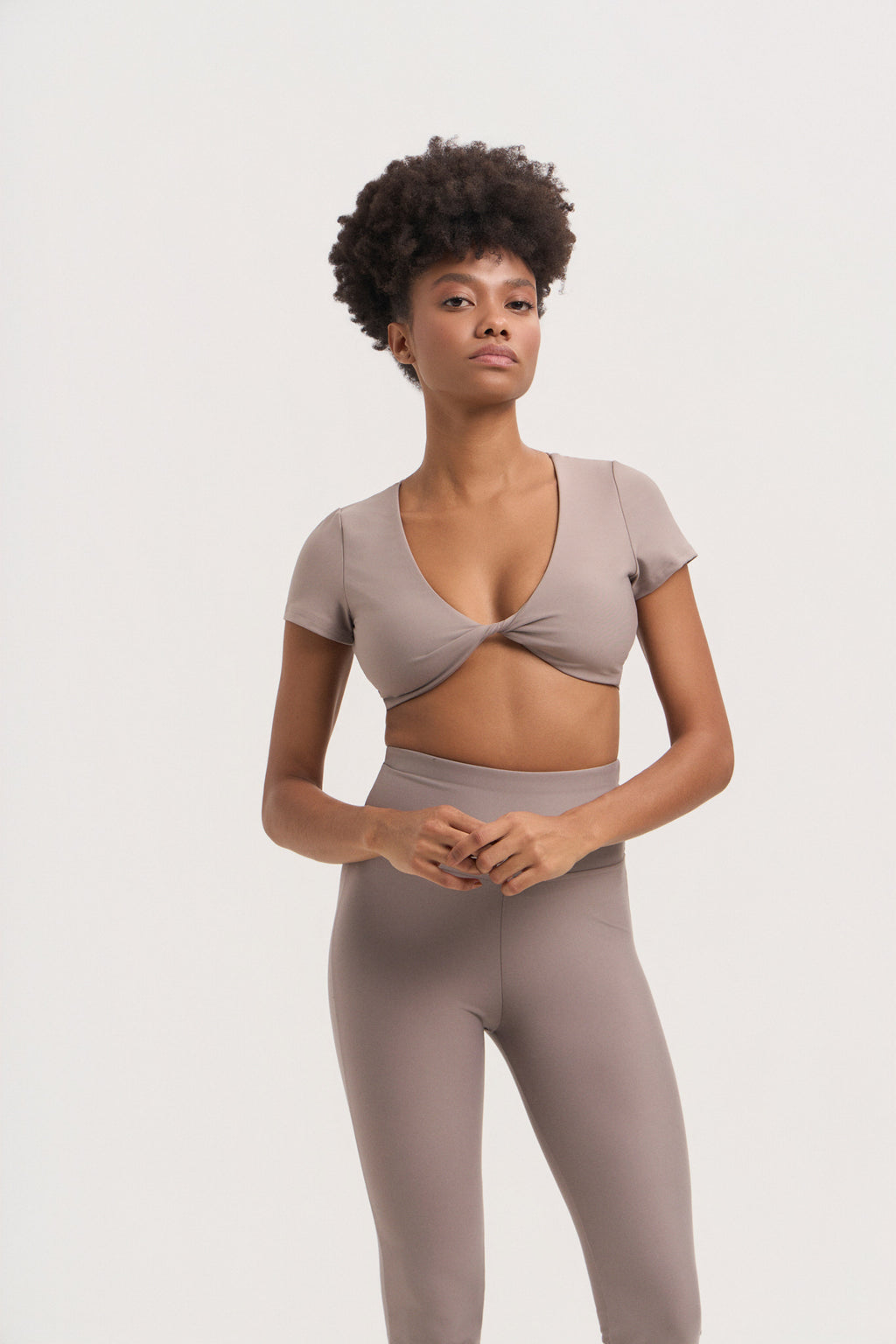 Αθλητικό μπουστάκι knotted | Desert Dust