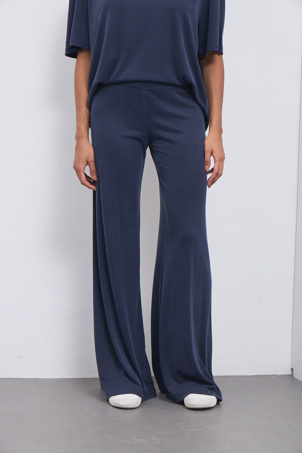 Παντελόνι φόρμας ribbed ύφανσης |  Grey Blue