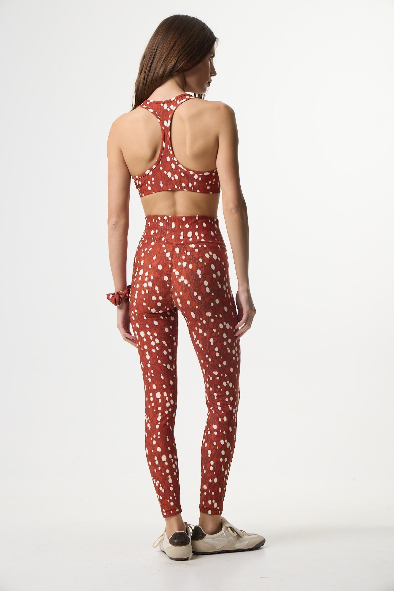 Σετ γυμναστικής με bambi print | Καφέ