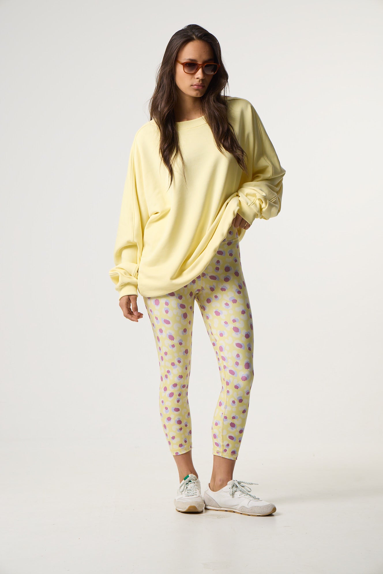 Oversized φούτερ με πιέτες | Butter Yellow