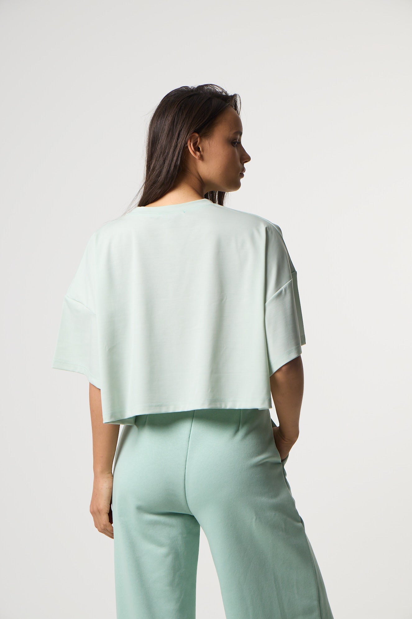 Αθλητικό Cropped Top | Pistachio Green