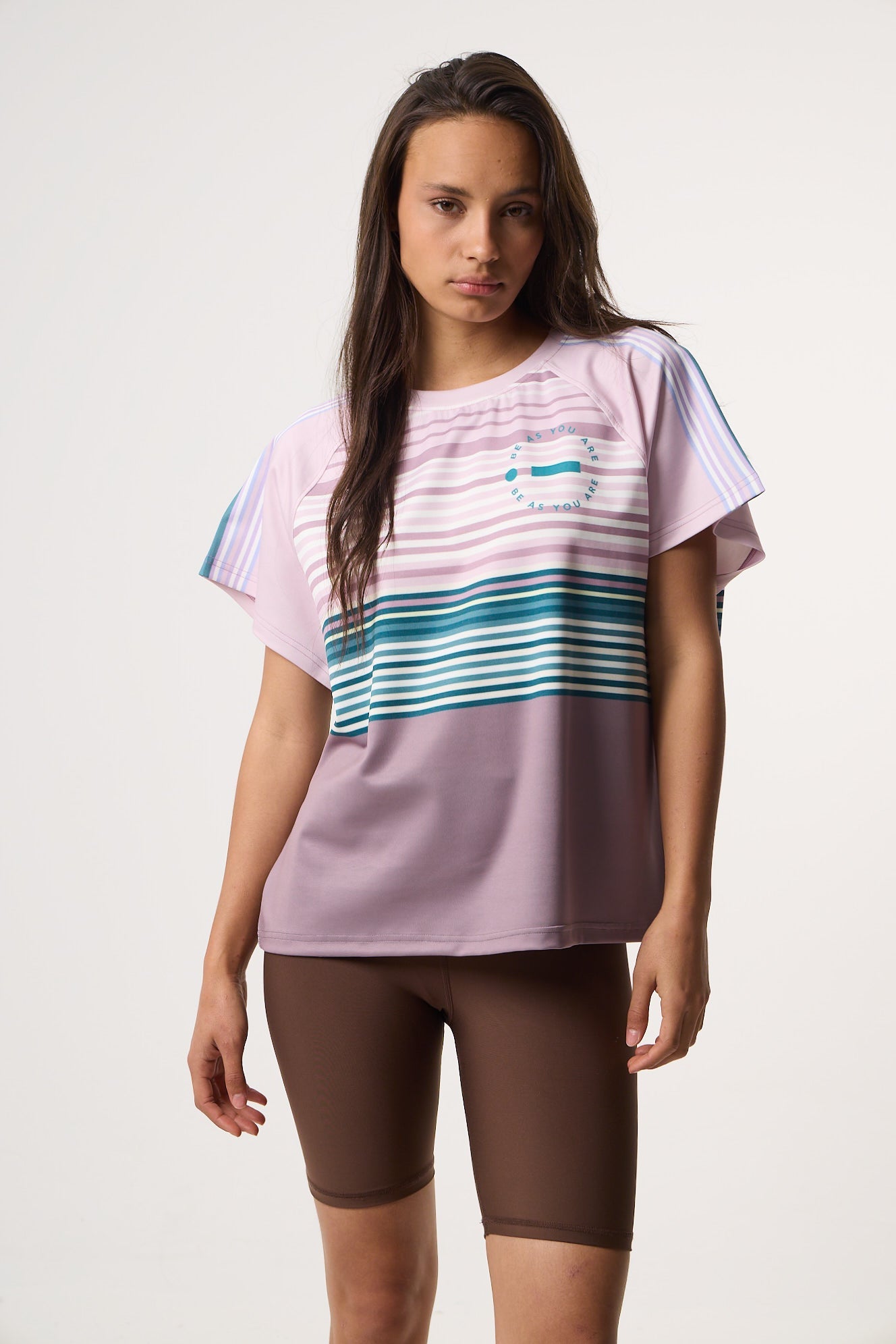 Αθλητικό T-Shirt με Ombre Stripes | Nectar