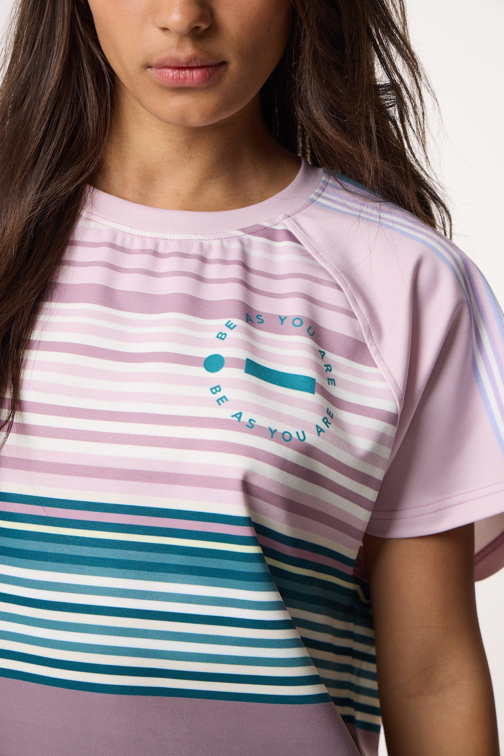 Αθλητικό T-Shirt με Ombre Stripes | Nectar