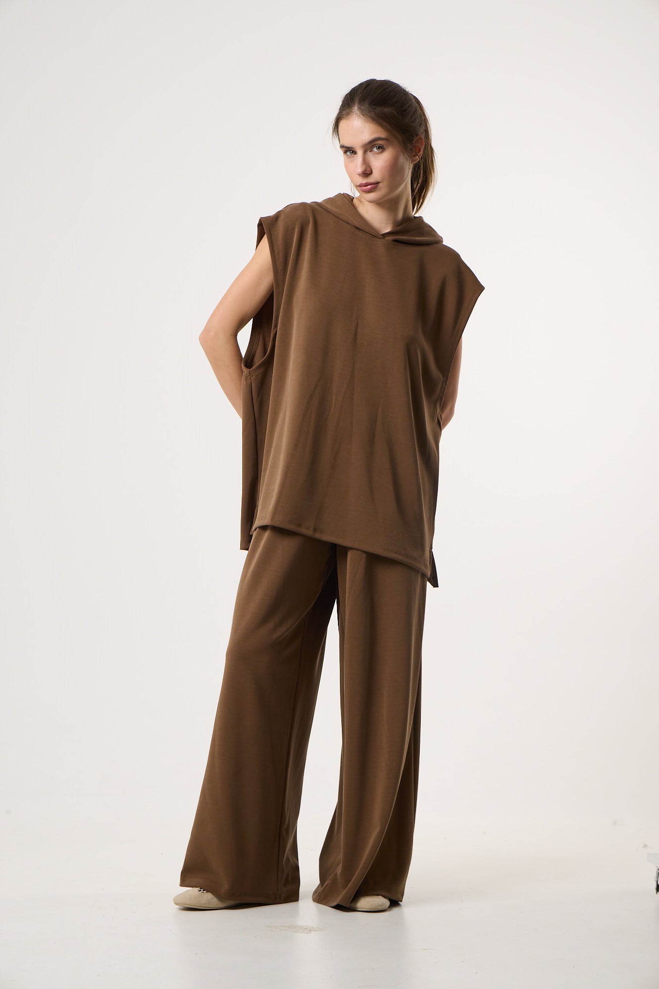 Casual Flow Vest | Olive