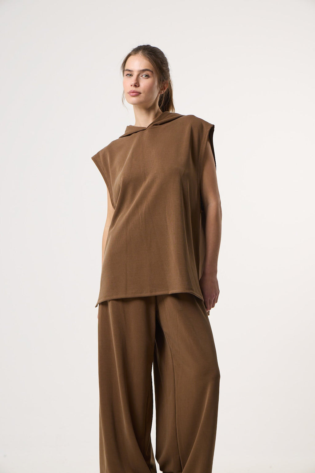 Casual Flow Vest | Olive