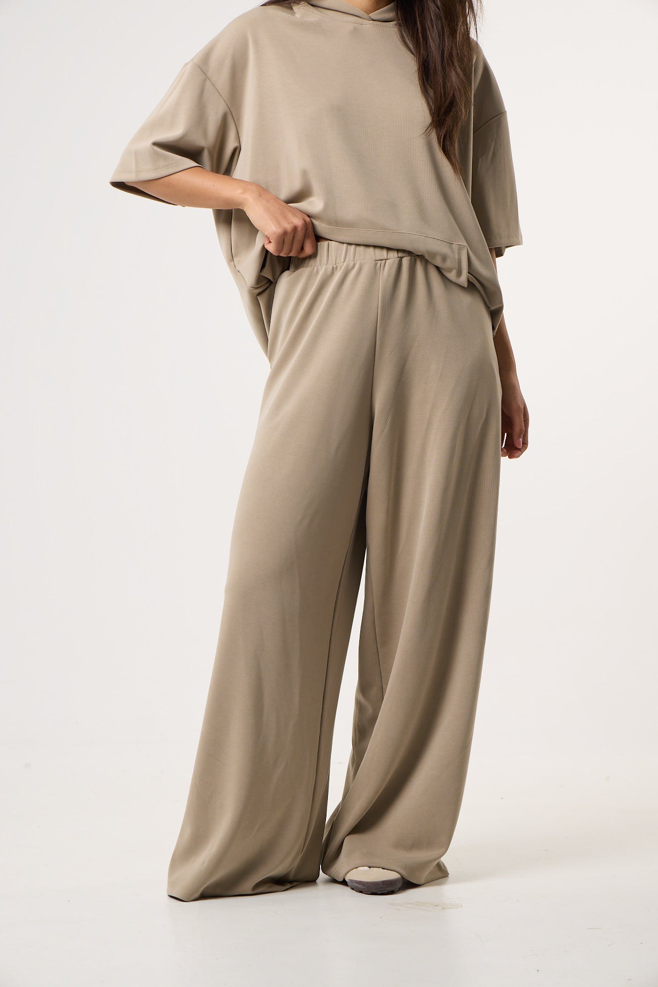 Casual Flow Παντελόνι | Beige