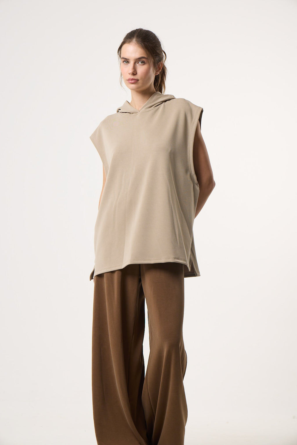 Casual Flow Vest | Beige