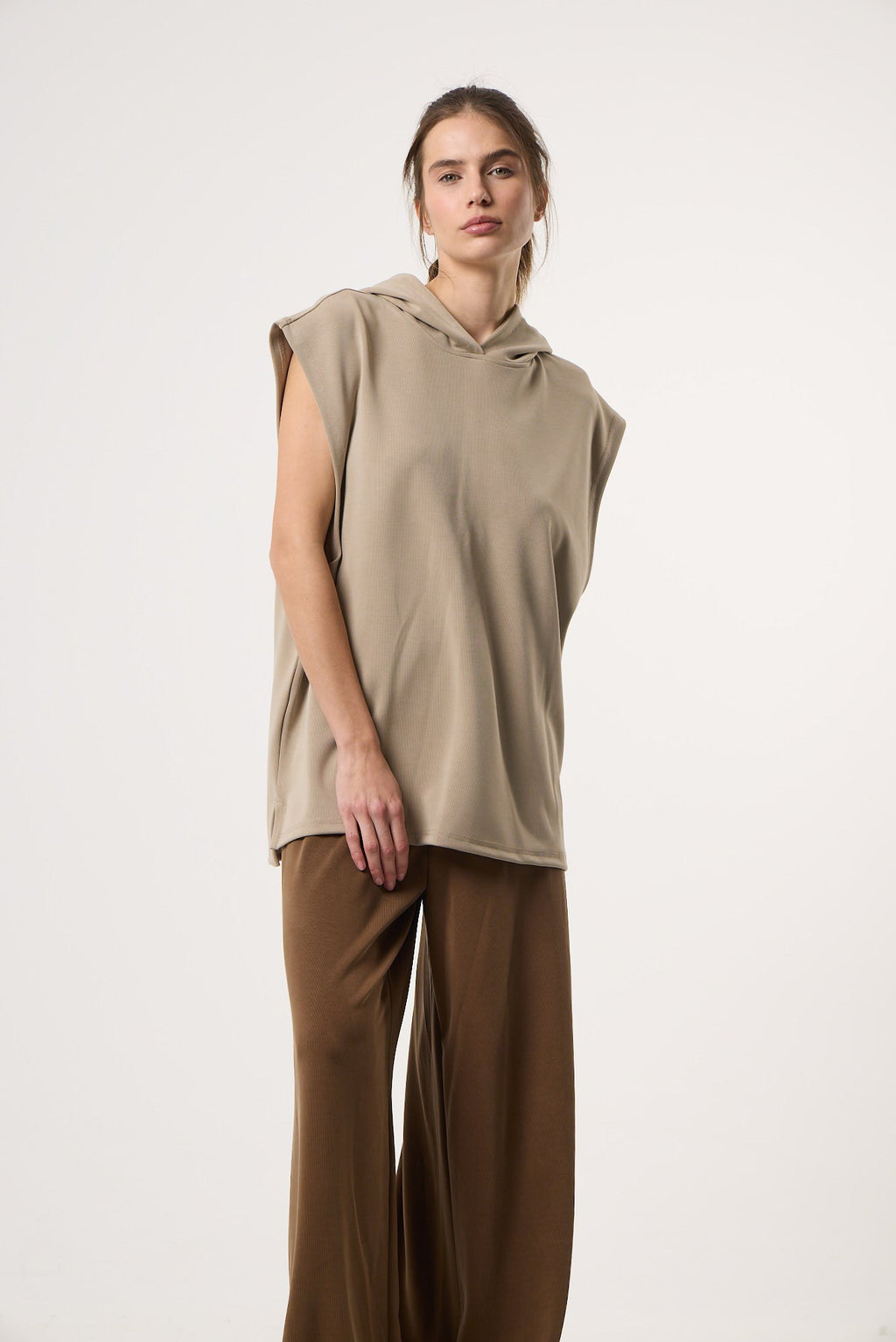 Casual Flow Vest | Beige