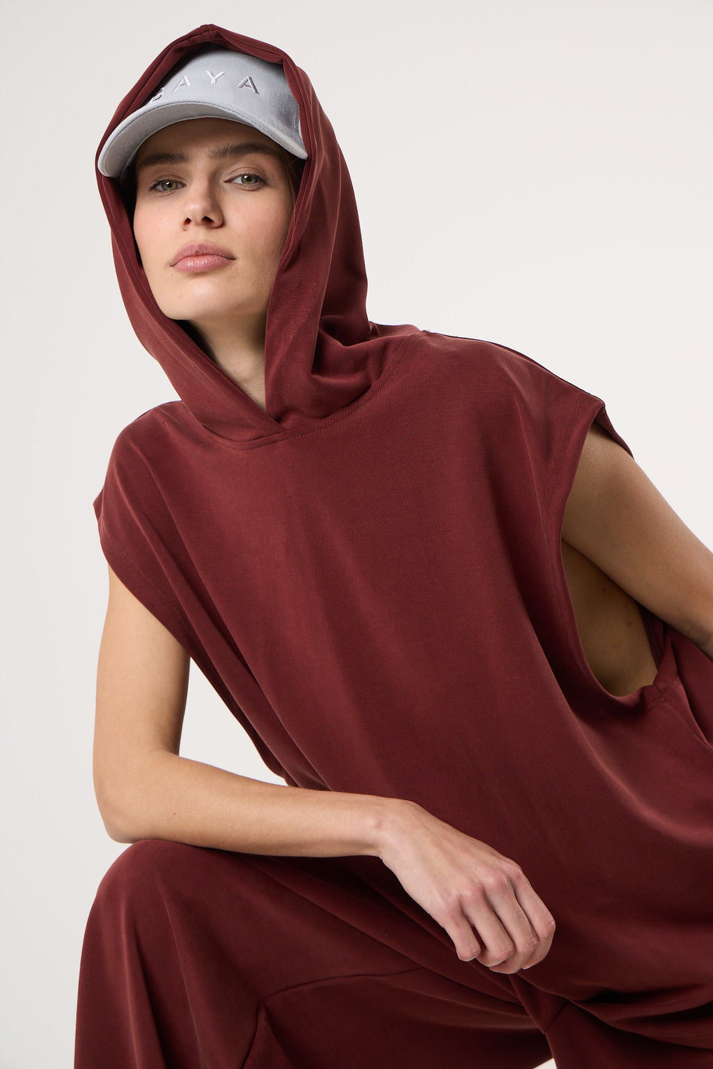 Casual Flow Vest | Wine