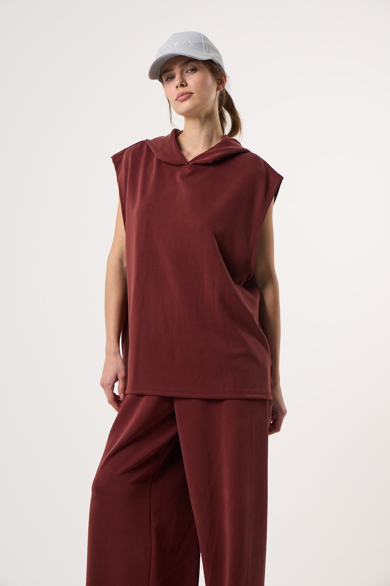 Casual Flow Vest | Wine