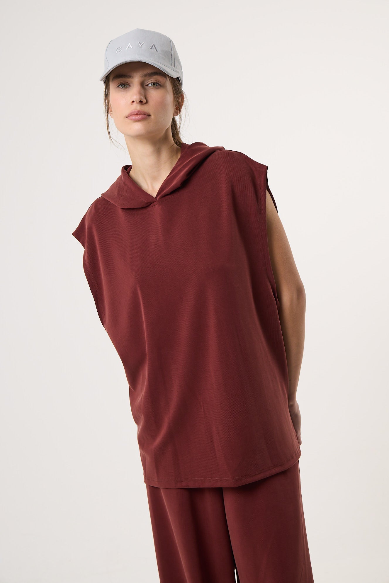 Casual Flow Vest | Wine