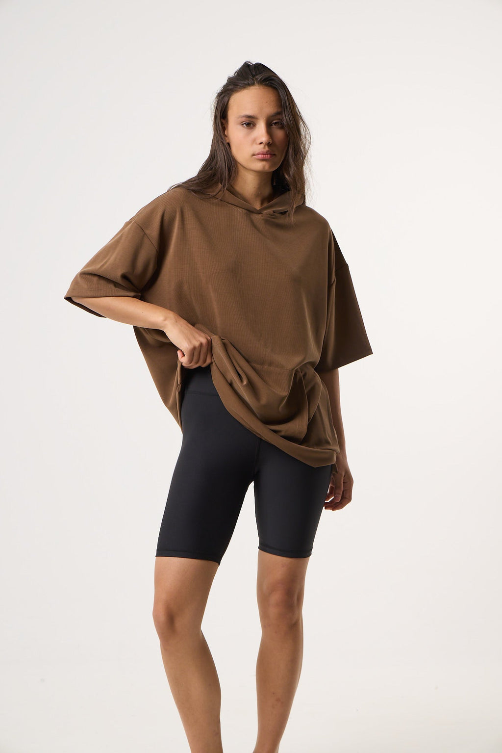 Casual Flow Sweatshirt με Κουκούλα | Olive