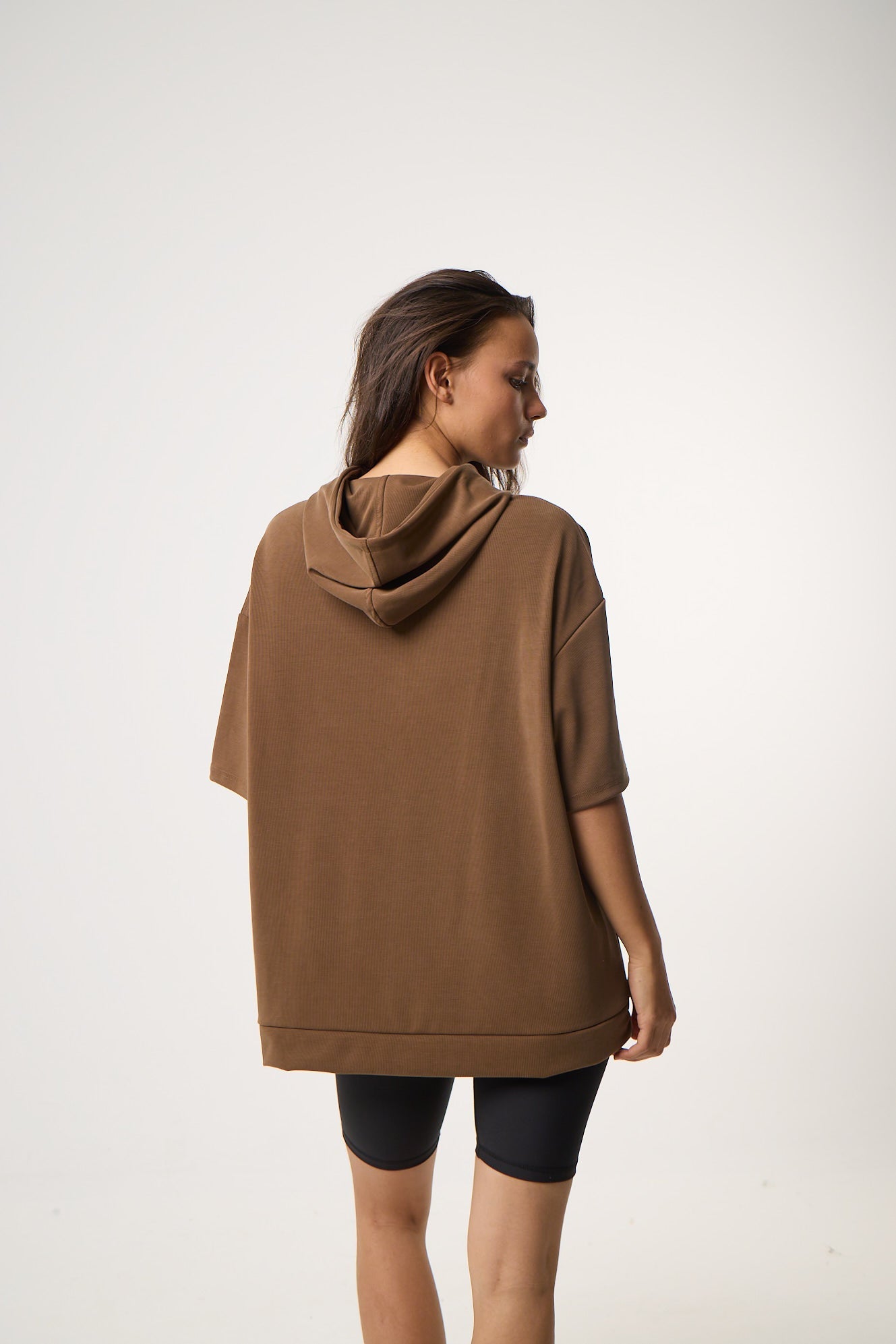 Casual Flow Sweatshirt με Κουκούλα | Olive