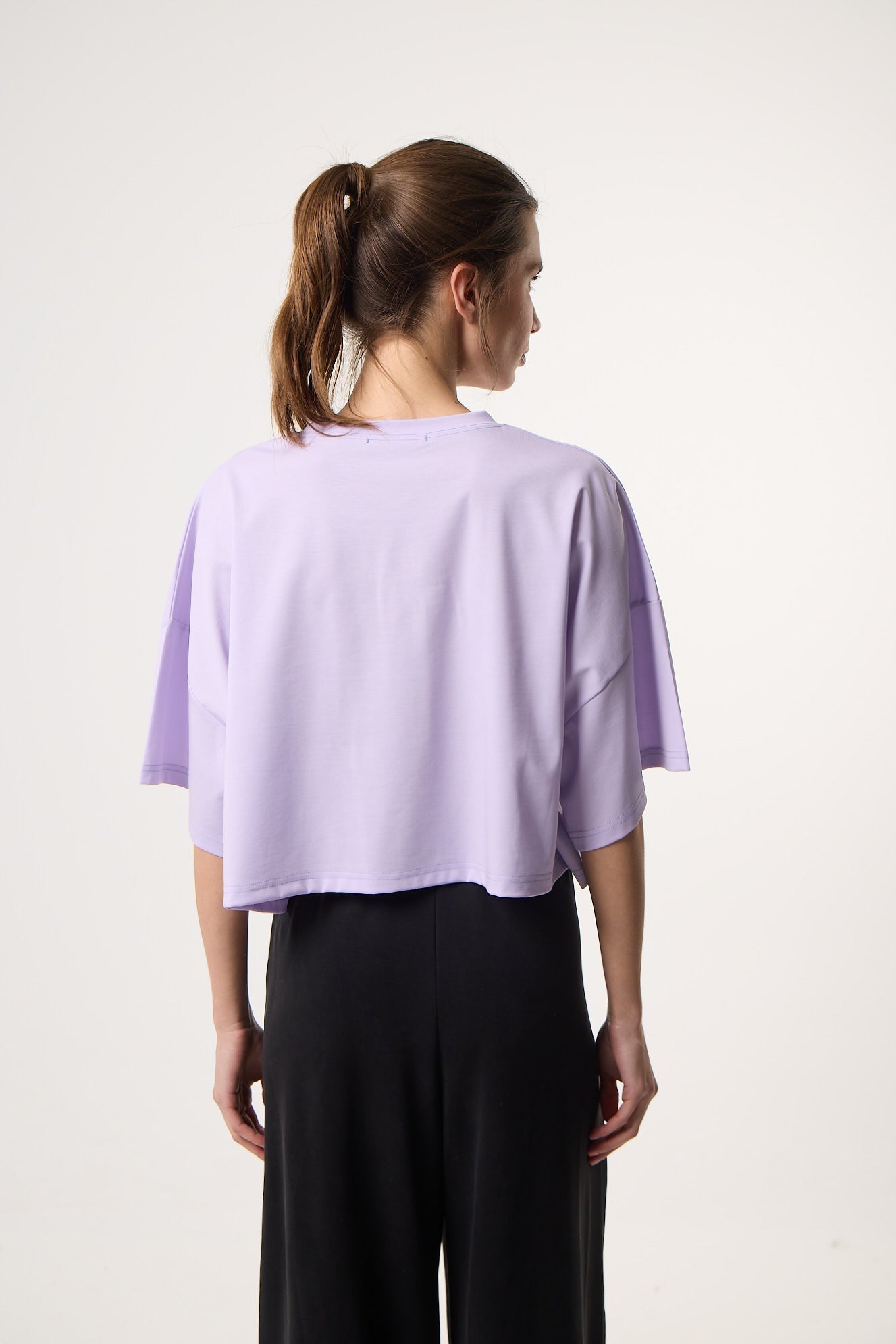 Αθλητικό Cropped Top | Lilac