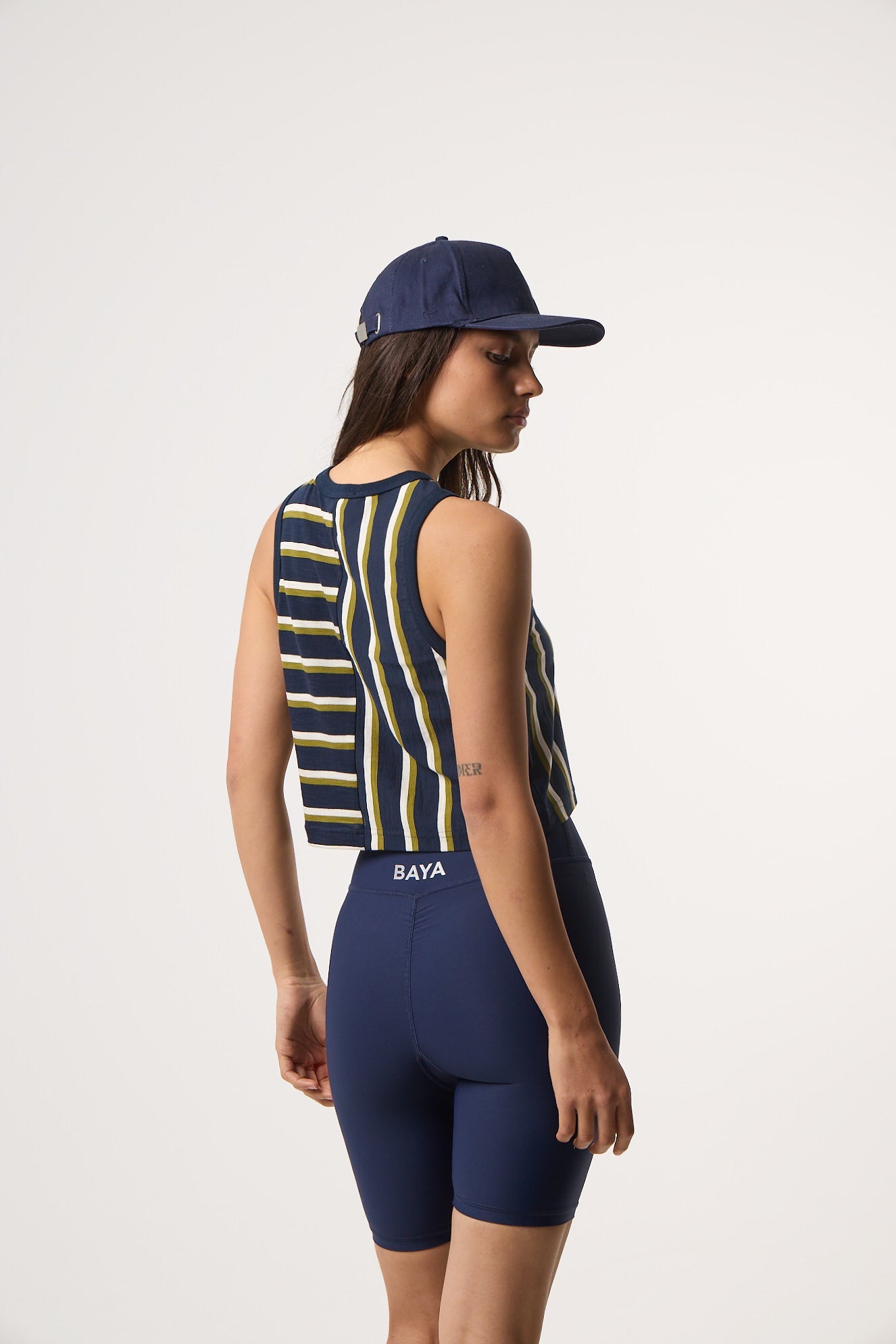 Αθλητικό Αμάνικο T-shirt | Σκούρο Μπλε