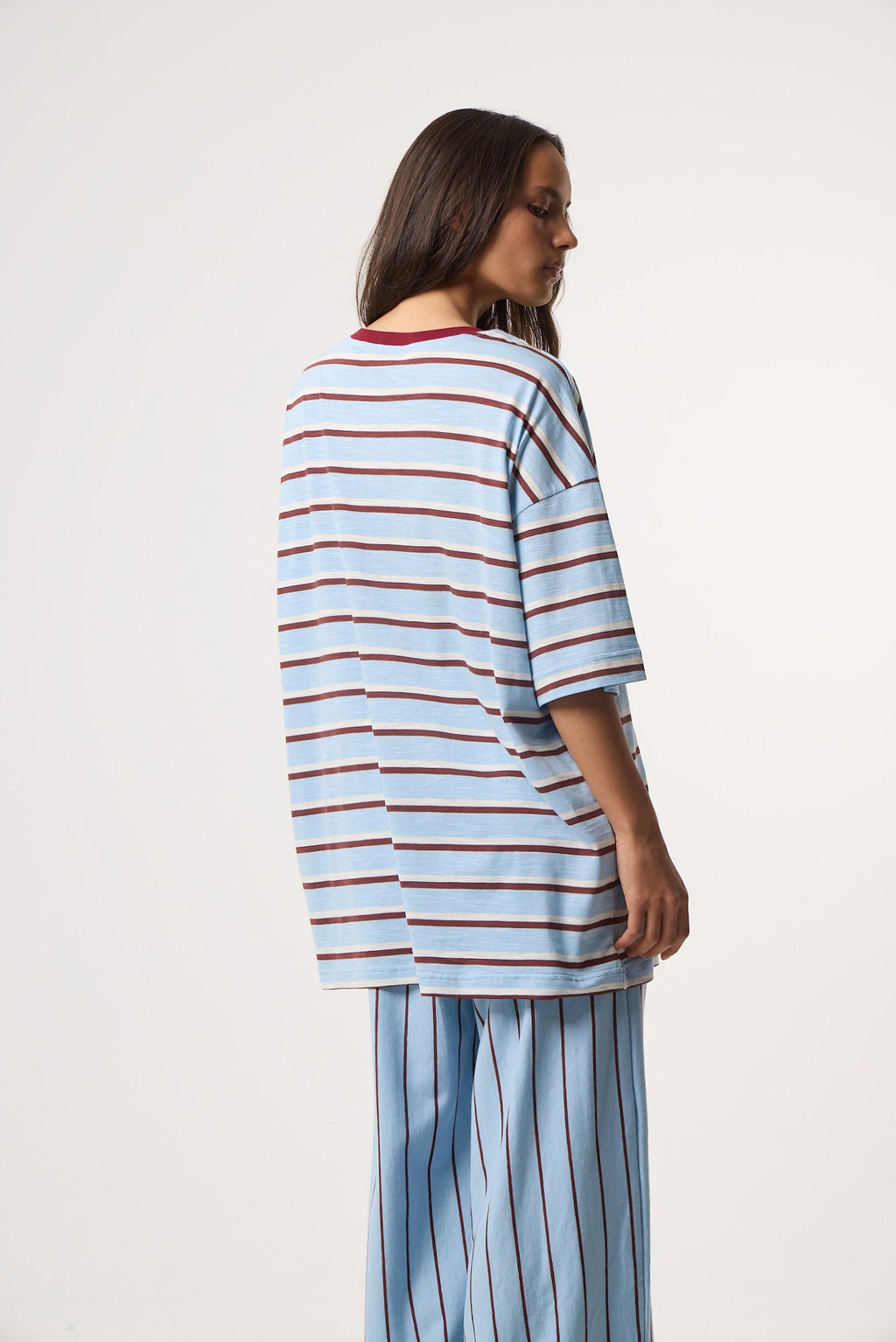 Αθλητικό T-shirt Loose Fit | Light Blue