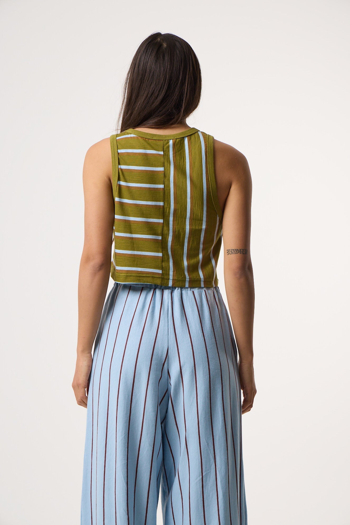 Αθλητικό Αμάνικο T-shirt | Πράσινο