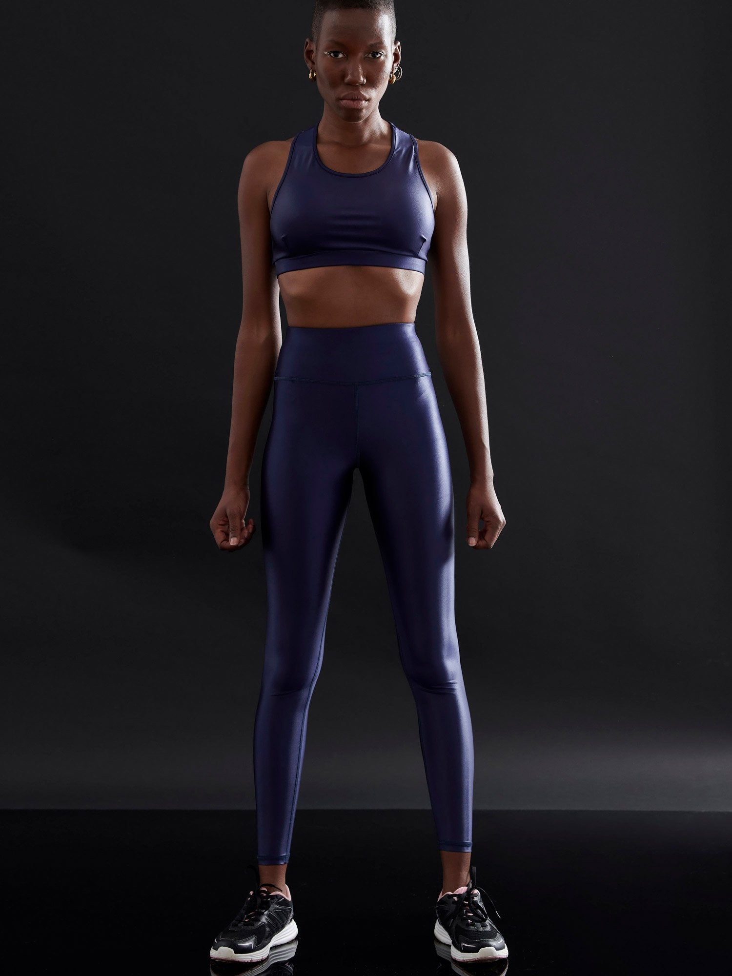 HIGH WAISTED LEGGINGS DAZZLE BLUE