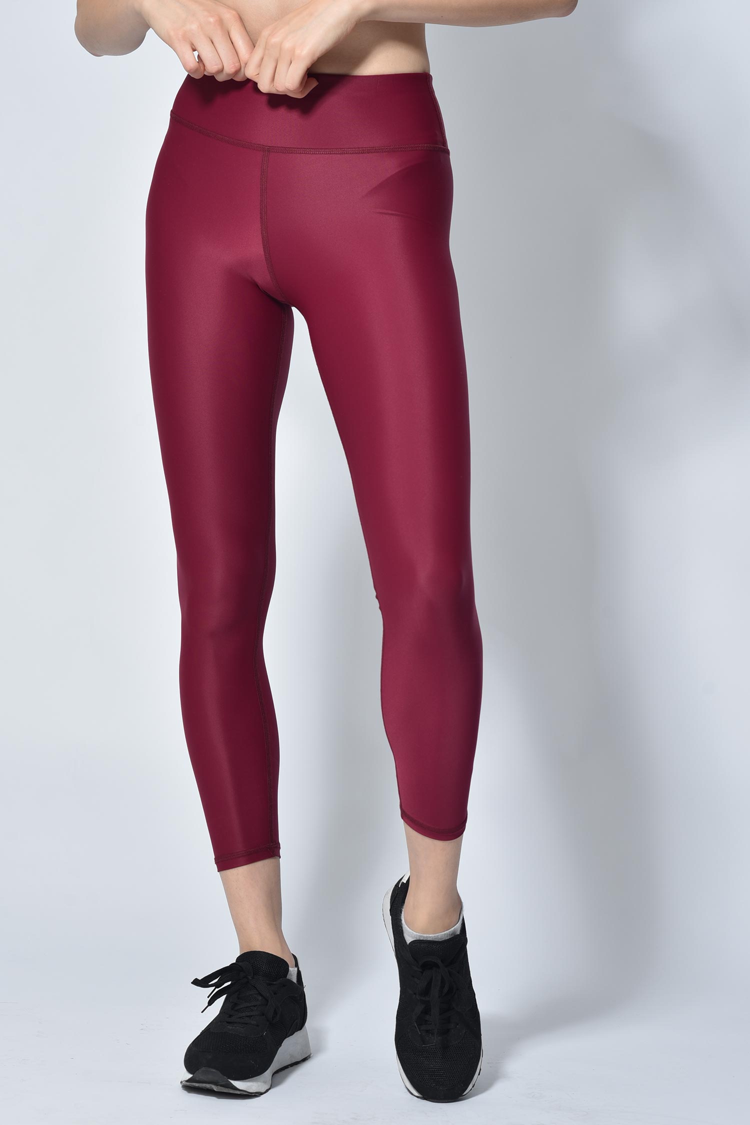 RECYCLED BASIC LEGGINGS BORDEAUX