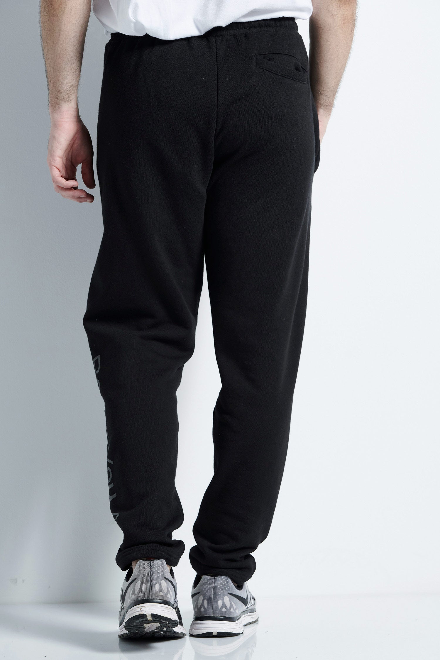 Pants with zip pockets - Black