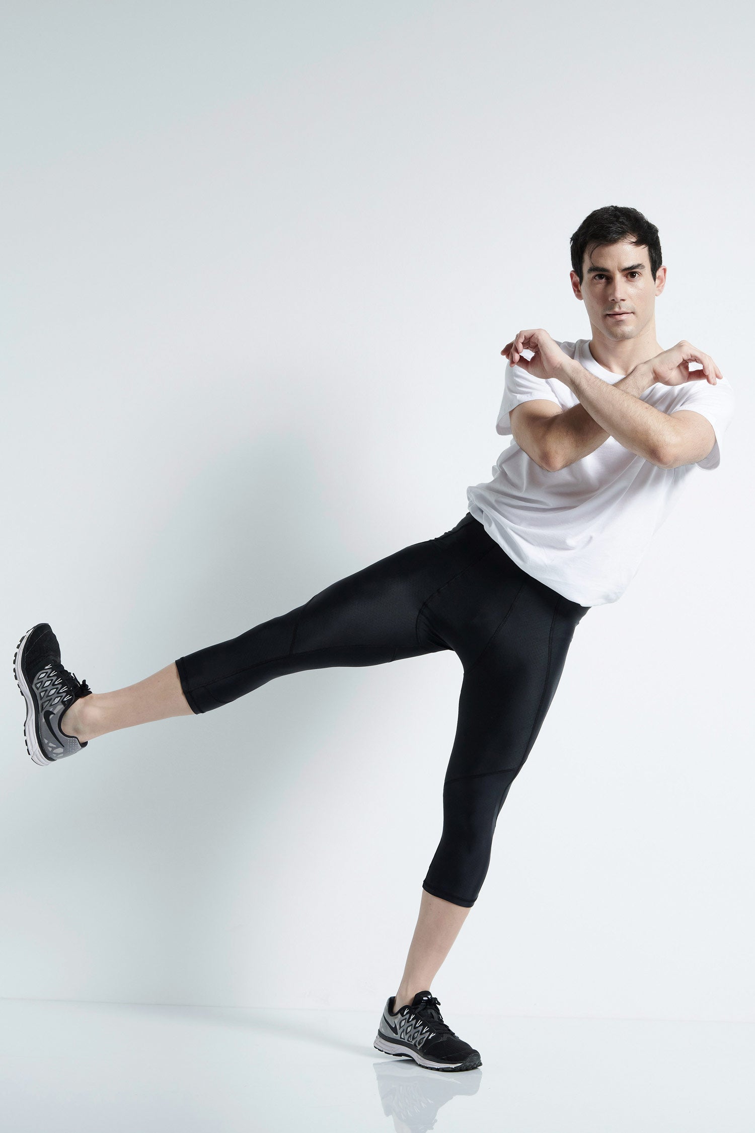 Man capri leggings - Black
