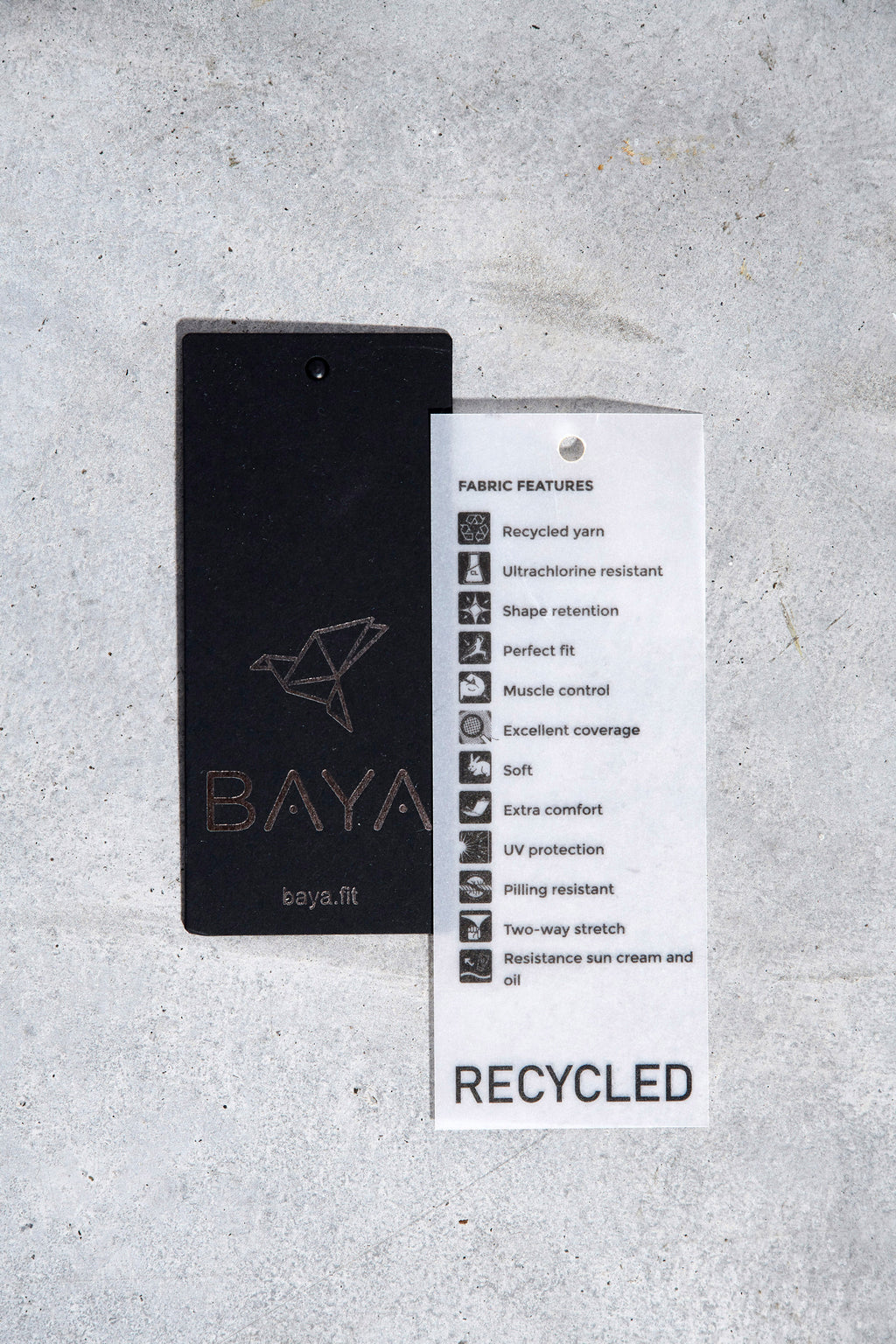 RECYCLED BASIC LEGGINGS BLACK