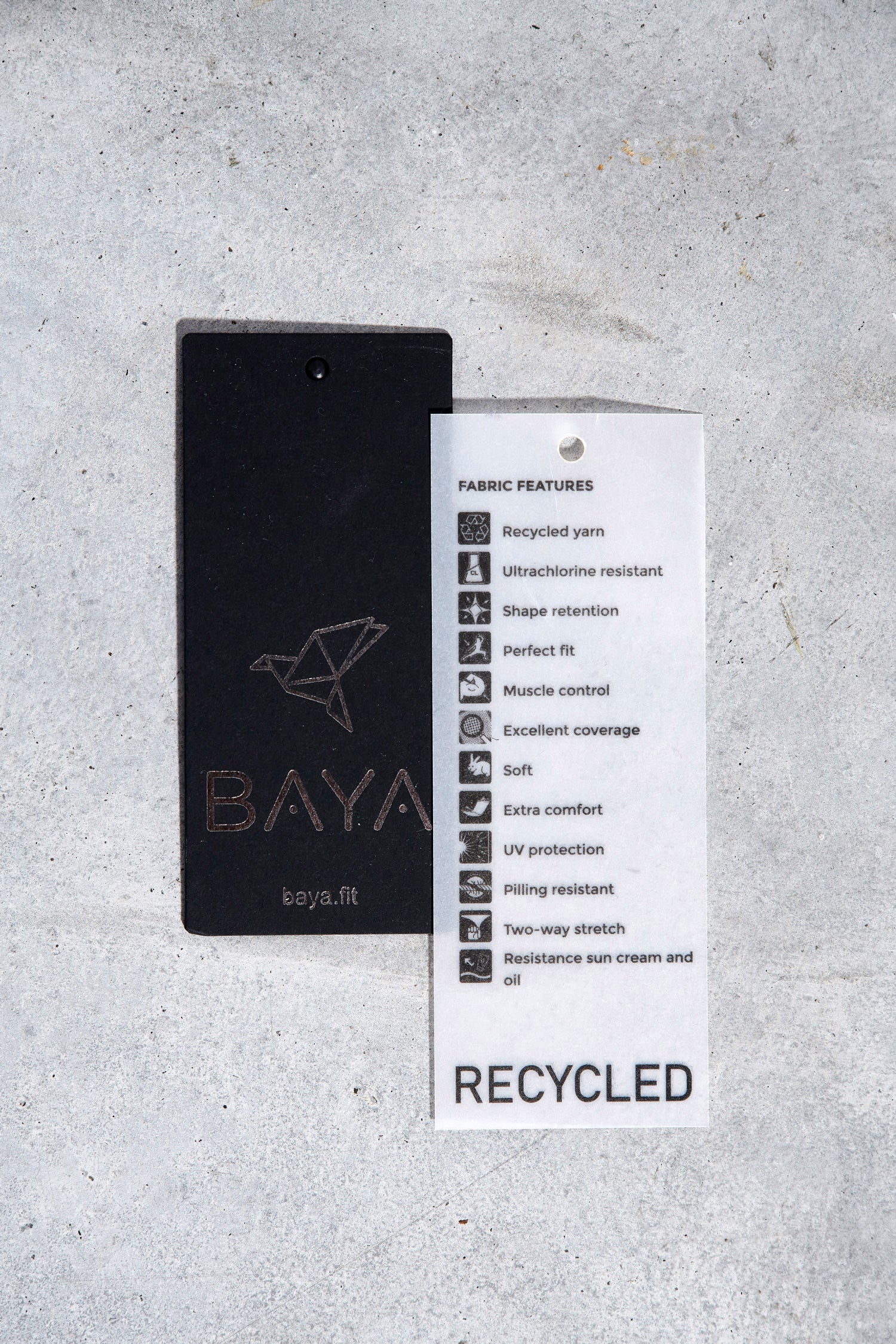 RECYCLED BASIC LEGGINGS BLACK