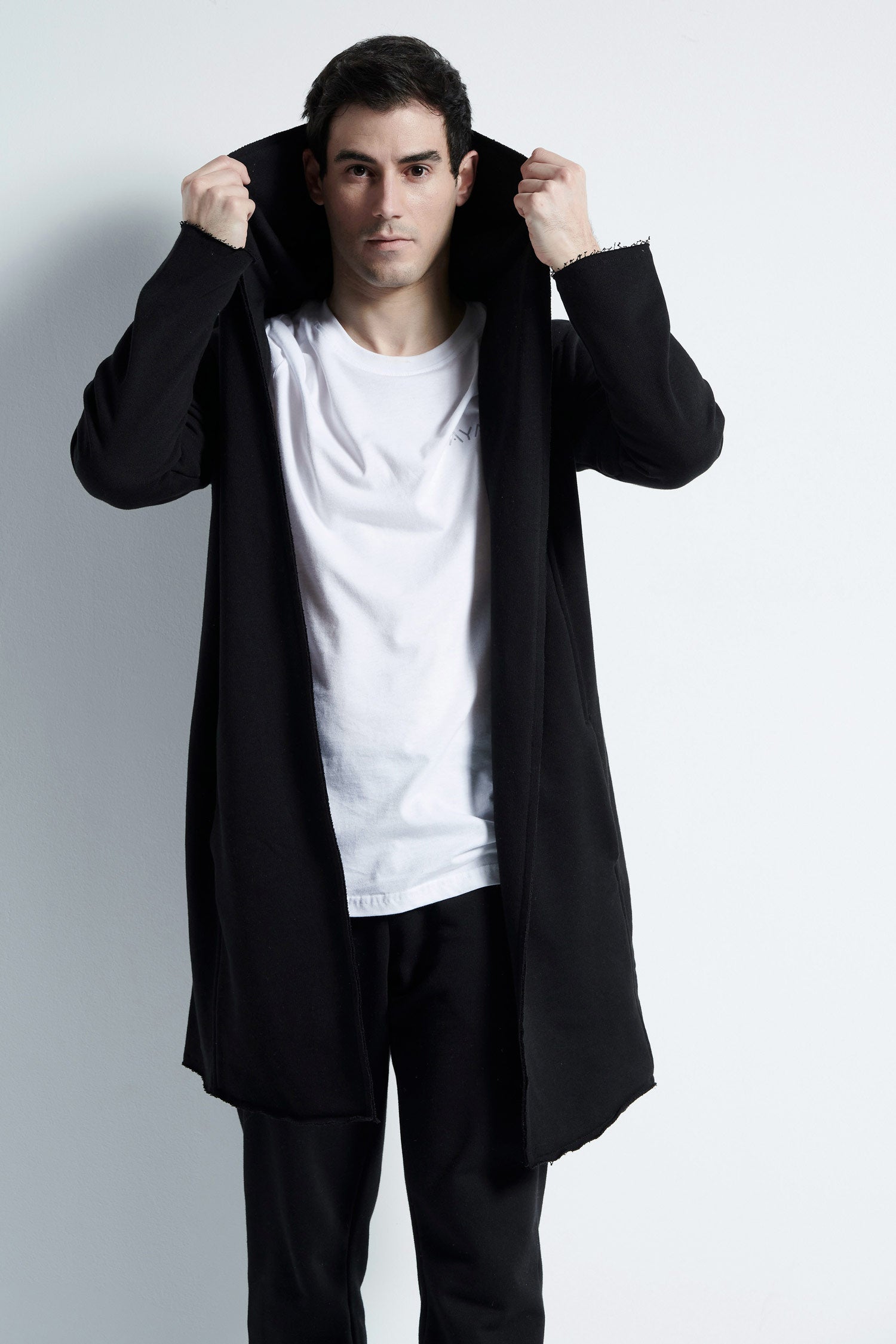 Man Cardigan with reflective details - Black