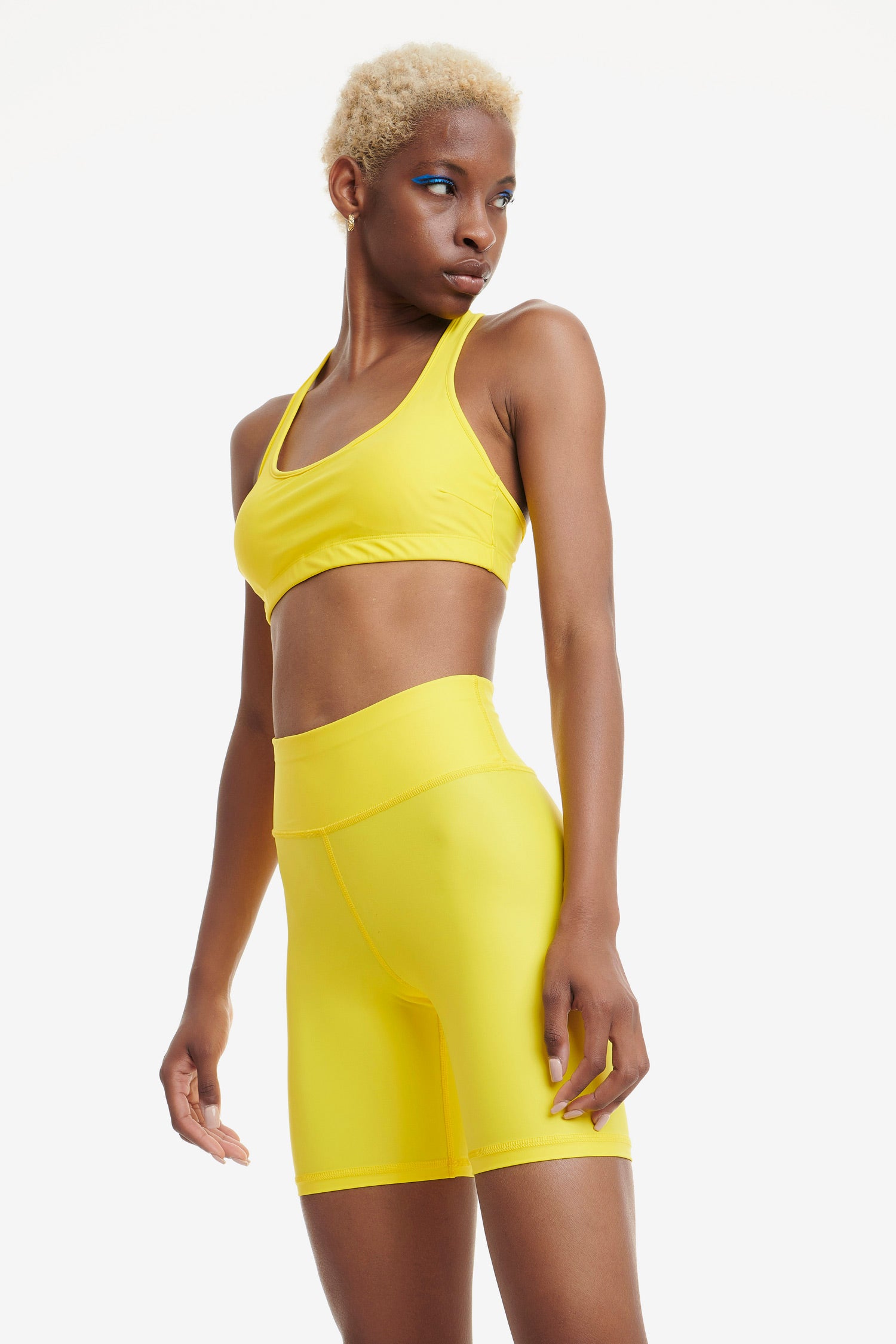 BASIC BIKER LEGGINGS YELLOW