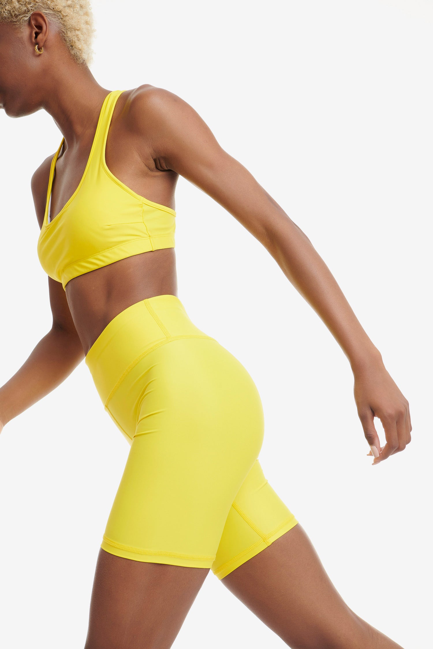 BASIC BIKER LEGGINGS YELLOW